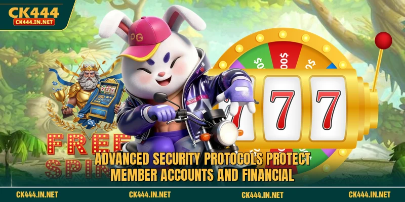 Advanced security protocols protect member accounts and financial