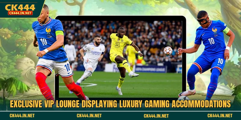 Exclusive VIP lounge displaying luxury gaming accommodations