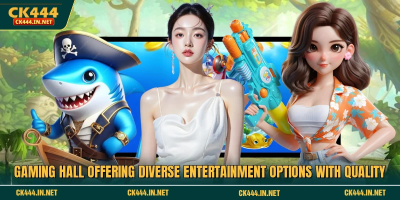 Gaming hall offering diverse entertainment options with quality