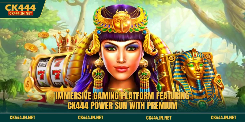 ইমারসিভ গেমিং প্ল্যাটফর্ম যাতে রয়েছে CK444 Power Sun প্রিমিয়াম সহ