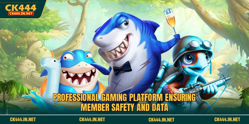 Professional gaming platform ensuring member safety and data