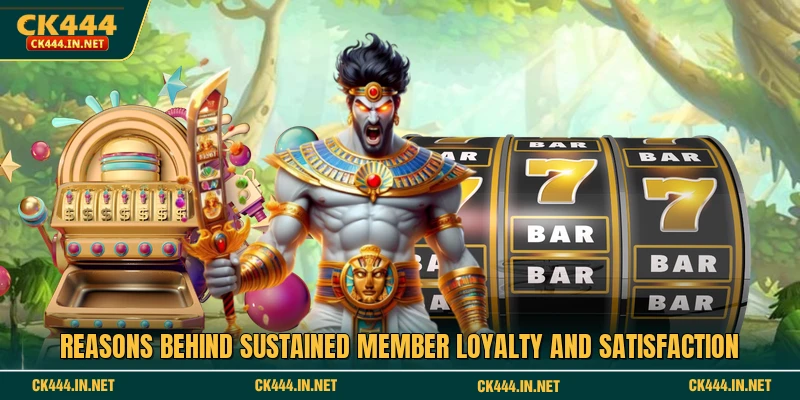 Reasons behind sustained member loyalty and satisfaction