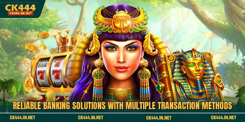 Reliable banking solutions with multiple transaction methods