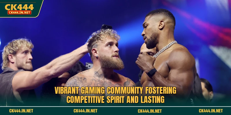 Vibrant gaming community fostering competitive spirit and lasting